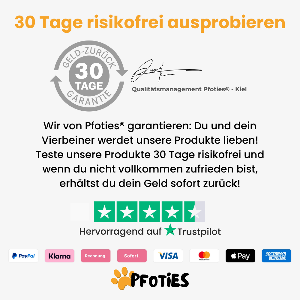 Pfoties_Zufriedenheitsgarantie_Trustpilot