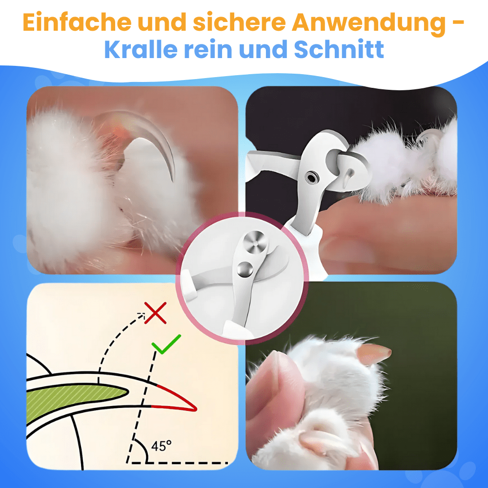 Krallenschere für Hunde und Katzen Pfoties™