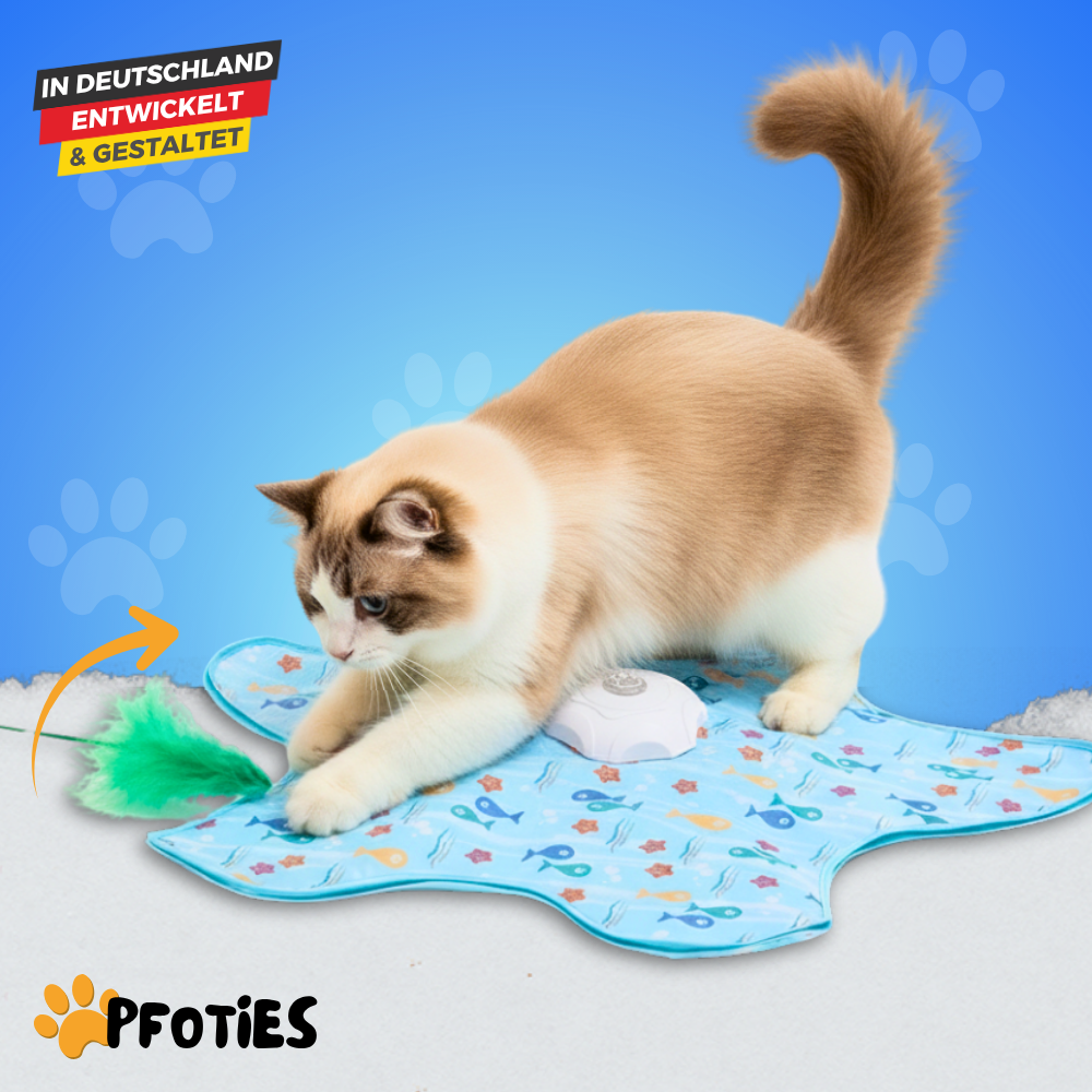 WunderFeder - Unvorhersehbarer Spielspaß für Katzen