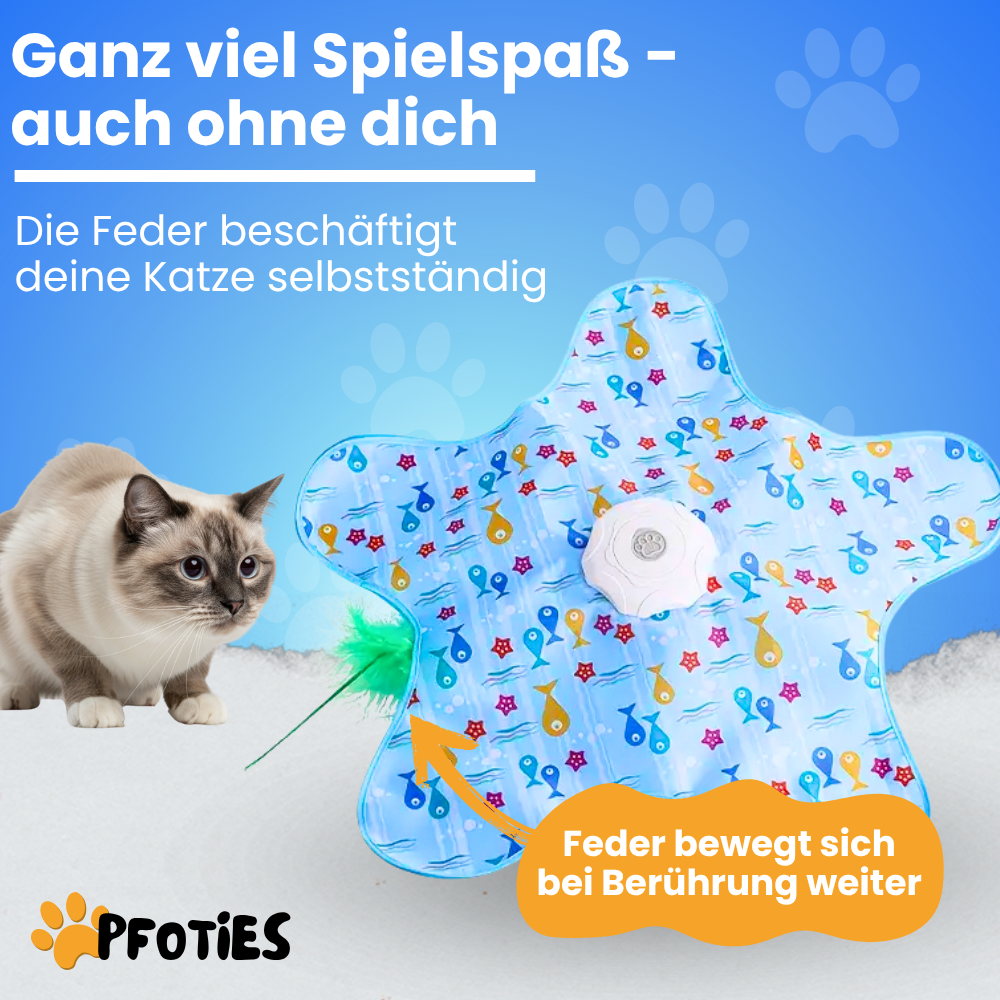 WunderFeder - Unvorhersehbarer Spielspaß für Katzen