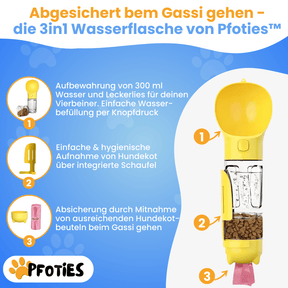 3in1 Wunder-Wasserflasche Pfoties™
