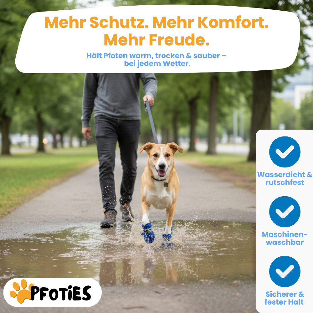 Pfotenschutz – Für saubere & warme Pfoten