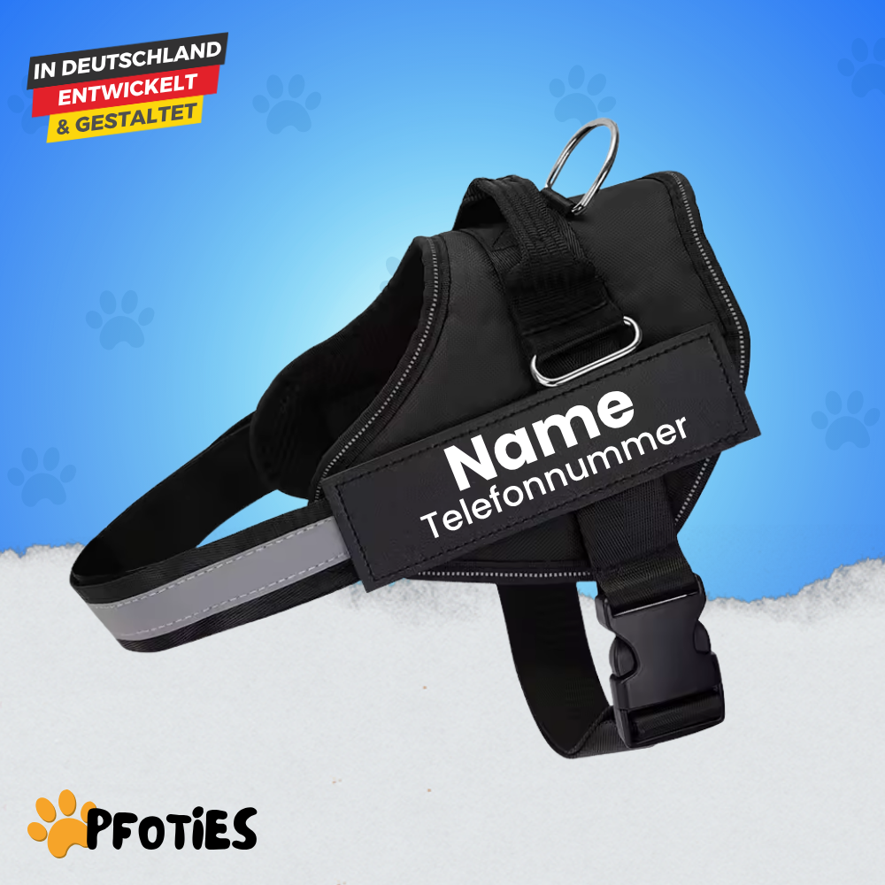 Personalisiertes Hundegeschirr | Pfoties®