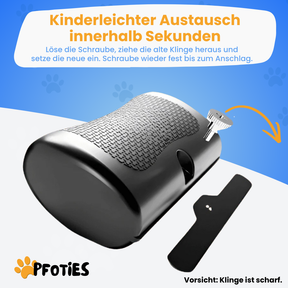 3x Ersatzklinge für die Fellbürste