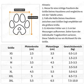 Pfotenschutz – Für saubere & warme Pfoten