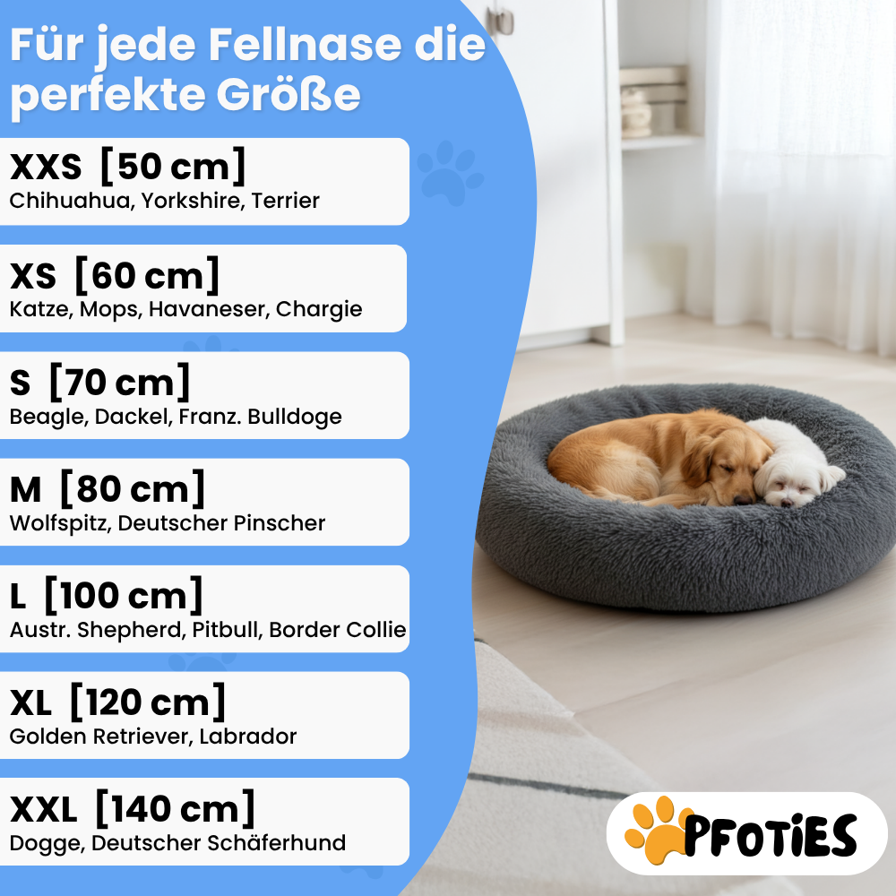 Hundebett PfotenTraum - Schlafen wie auf Wolken