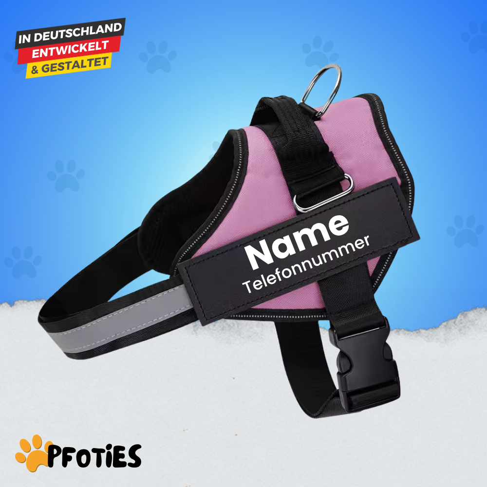 Personalisiertes Hundegeschirr | Pfoties®