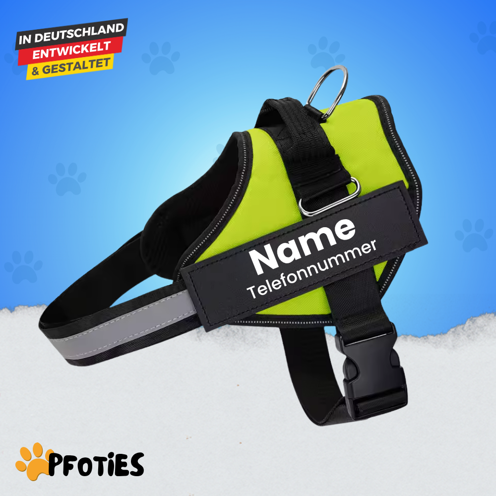 Personalisiertes Hundegeschirr | Pfoties®