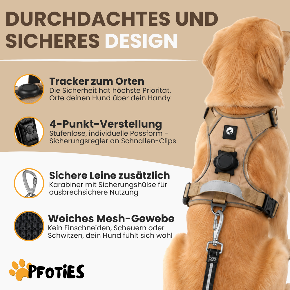 GassiHeld Anti-Zieh-Geschirr | Pfoties®