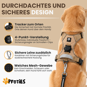 GassiHeld Anti-Zieh-Geschirr | Pfoties®