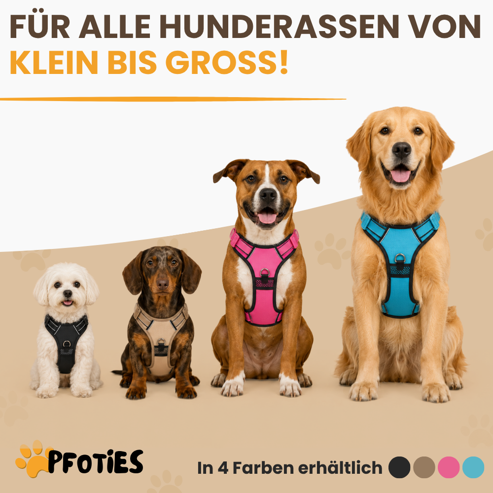 GassiHeld Anti-Zieh-Geschirr | Pfoties®