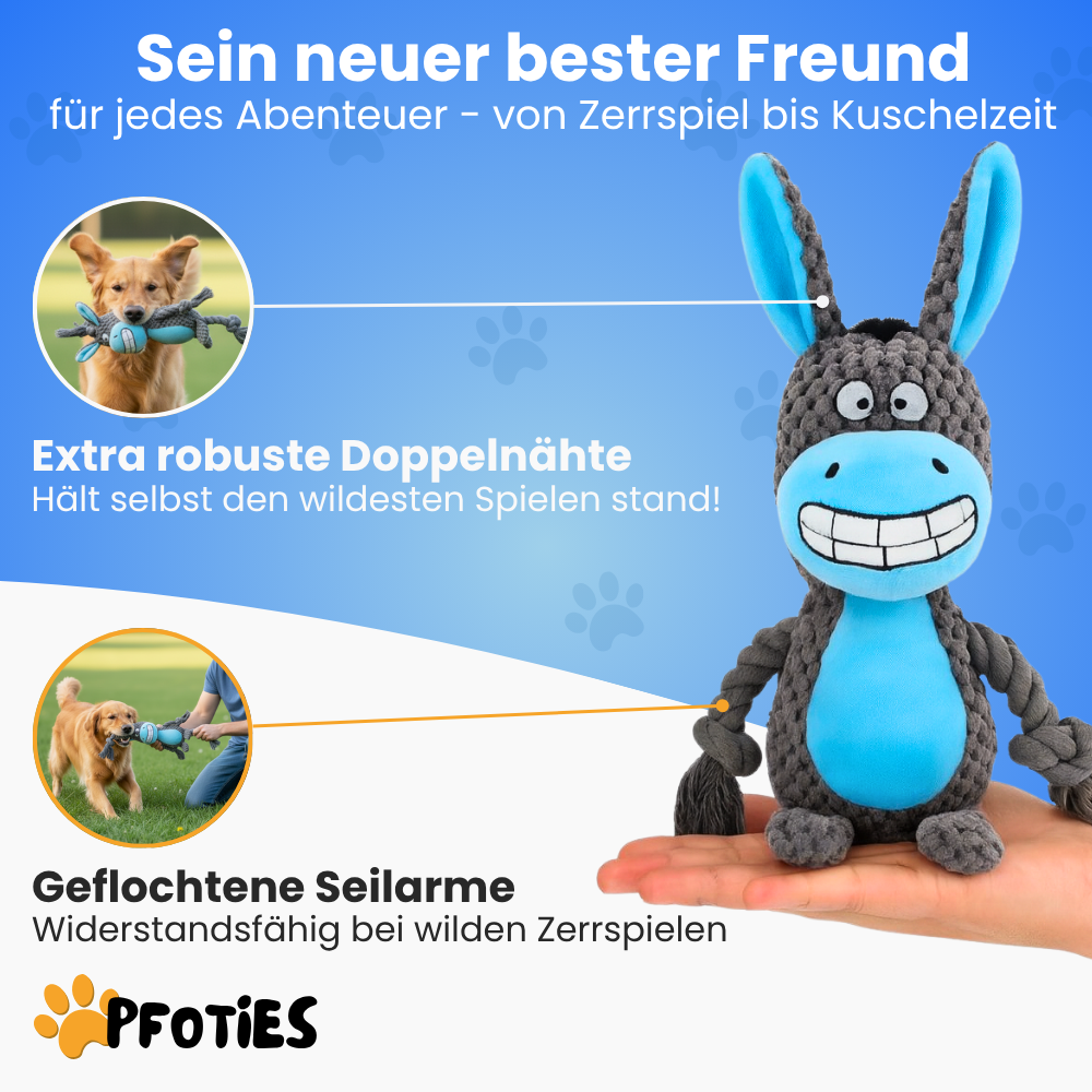 Plüschies - Zum zerren, kauen & lieben | Pfoties® Original