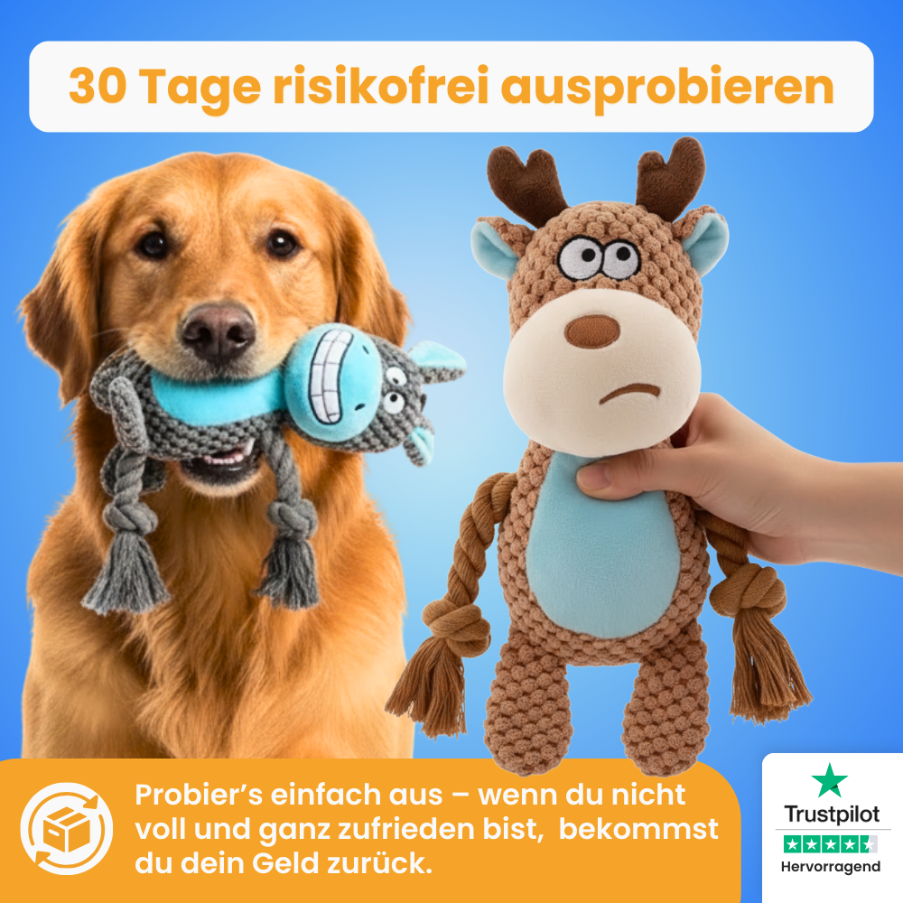 Plüschies - Zum zerren, kauen & lieben | Pfoties® Original